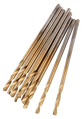 Spiralbohrer-Set HSS 4341, 10-tlg., 1,0 mm, Mini-Bohrer