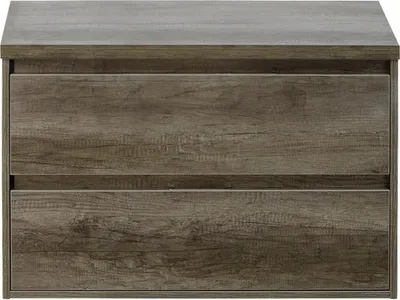 Produktbild von Sanox Waschtischunterschrank Porto BxHxT 90,2 x 58 x 50 cm mit Waschtischplatte Nebraska Eiche