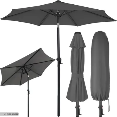 Produktbild von KINGSLEEVE Sonnenschirm 200 cm UV Schutz 80+, KI-generiertes Bild