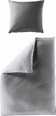 Produktbild von Bierbaum Renforce Bettwäsche Set 3297-11 stein 135 x 200 cm Baumwolle