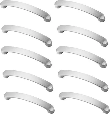 Produktbild von Famanu Möbelgriffe Set 10 Stück Aluminium silber 128 mm modern und robust