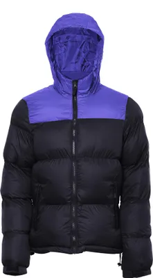 Produktbild von OCY herren wattierte steppjacke - schwarz kobalt, XL
