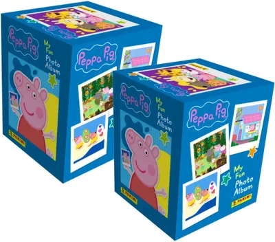 Produktbild von Panini Peppa Pig Sticker - Mein Fotoalbum (2023) - 2 Display Sammelsticker