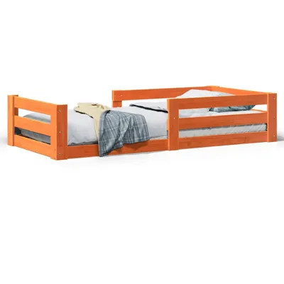 Obrázok produktu pre Posteľ bez matraca voskovo hnedá 75x190 cm masívna borovica