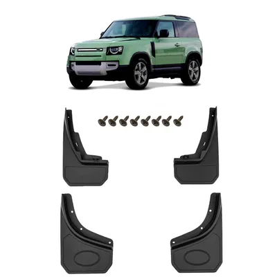 Produktbild von Schmutzfänger 4er-Set mit Befestigungssatz passend für LAND ROVER DEFENDER L663 2020+