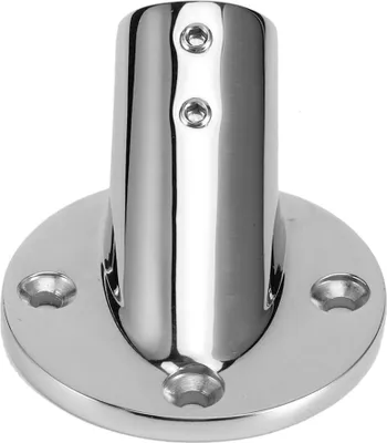 Produktbild von 30-Grad-Rundrohrbasis-Handlauf-Geländerbeschlag 316-Edelstahl-Marinebootsteile25mm/1in