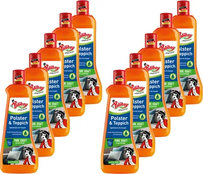 Produktbild von Poliboy Polster & Teppich Reinigungskonzentrat 10er Set - 5L, Inhalt jeweils 500ml, Reinigung & Pflege