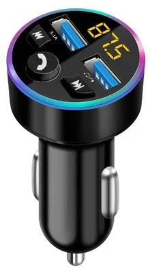 Image de Transmetteur FM Bluetooth 5.0 pour voiture - Adaptateur audio pour autoradio MP3