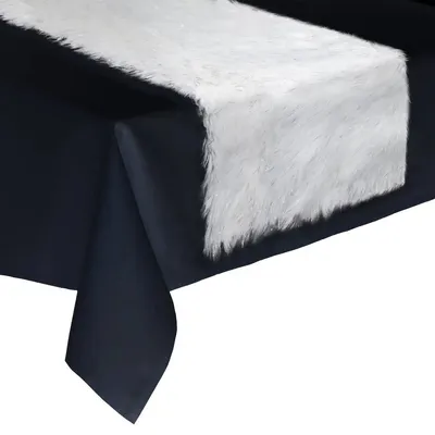 Produktbild von Tischläufer "Souffle polaire" weiß 45 × 150 cm