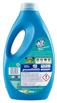 Produktbild von ACE Detersivo Igienizzante Testpaket, 3x 1350ml, 81 waschen, Waschmittel, Flüssigwaschmittel Waschmaschine + Italian gourmet polpa 400g