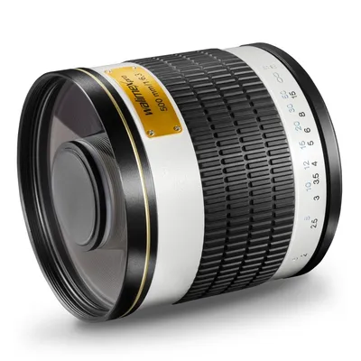 Produktbild von Walimex pro 500/6,3 DSLR Spiegel Objektiv für Samsung NX, Kameraobjektiv mit 500 mm Brennweite, Spiegelobjektiv für Vollformat und APS-C Kamera, hochwertiges Kamera Equipment