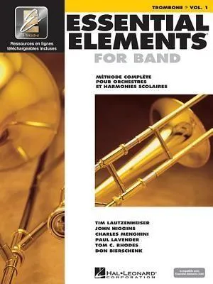 Produktbild von Essential Elements for Band Avec Eei Vol. 1 - Trombone (Book/Online Audio)