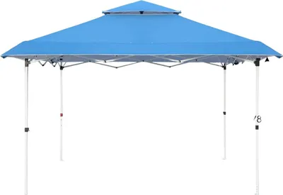 Produktbild von Vaylen Pop-up Pavillon – 3,6x3,6m – Wasserdicht & UV50+ – Wieltasche – Stahlgestänge – Blau – Für Garten, Terrasse & Outdoor-Events
