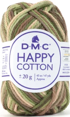 Zdjęcie produktu dla DMC Happy Bawełna – delikatna włóczka, 100% bawełna, 392 metry, (kolor 651)