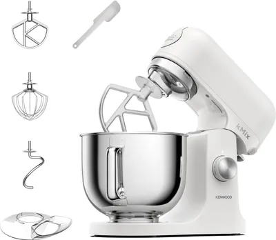 Produktbild von Kenwood kMix, Standmixer, Weiß, Schlagen, Kneten, Whisking, 5 l, Metall, 1000 W
