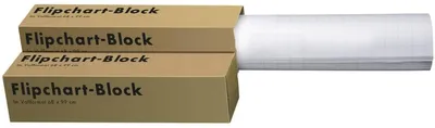 Produktbild von LANDRE Flipchartblock 65x98-20 Blatt-kariert 25-80g/qm
