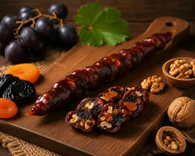 Produktbild von Churchkhela Mix mit Trockenfrüchte aus Georgien