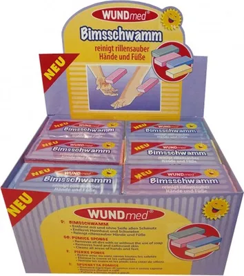 Produktbild von Bimsschwamm 100 x 50 x 25 mm farb. sort.