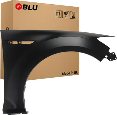 Zdjęcie produktu dla BLU Błotnik pasujący do Ford Mondeo MK4 IV JAYC Prawy Czarny Panther Black | 2007-2010 | Przedni Przód | Lakierowany | Gotowy do montażu | Stal