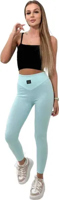 Produktbild von Mintgrüne gerippte Leggings