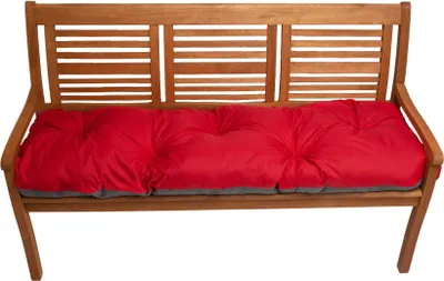 Produktbild von Bankkissen 150x60cm, Outdoor/ Indoor, Sitzkissen outdoor für eine Gartenbank, Bodenkissen, Rot