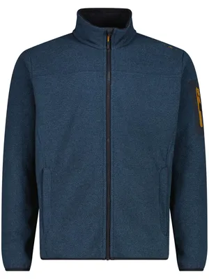 Imagen del producto de CMP Chaqueta técnica para hombre, de forro polar con tejido jacquard, color azul, talla 52