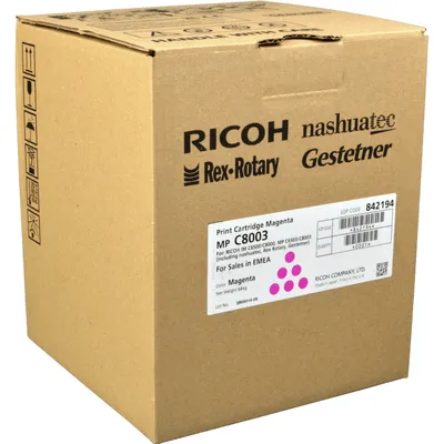Obrázek produktu pro Ricoh 842194, 26000 str., Purpurová, 1 kusů
