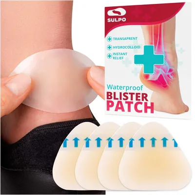 Produktbild von Sulpo D075 Hydrokolloid-Pflaster Schutz Blasen Hühneraugen L 4 Stk, KI-generiertes Bild