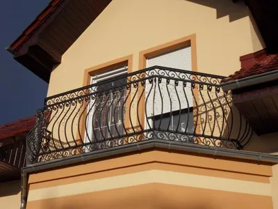 Produktbild von Klassische Stahl Treppe Schmiedeeisen Treppen Balkon Geländer Maßfertigung 119