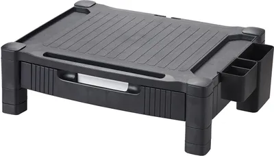 Produktbild von Q-CONNECT KF20181 Bildschirmträger 22", 1 Fach, Kunststoff, schwarz