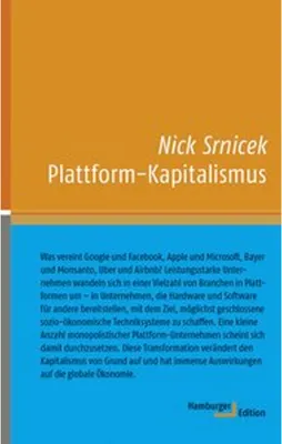Produktbild von Srnicek, N: Plattform-Kapitalismus