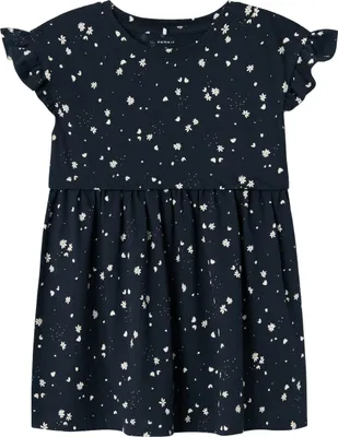 Produktbild von NAME IT Kleid Kurzes Rundhals Baumwolle Dress Größe: