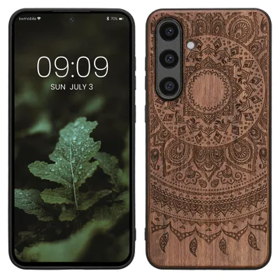 Imagen del producto de kwmobile KWM0000221I002C, funda, para Samsung, Galaxy S24 FE, color marrón oscuro