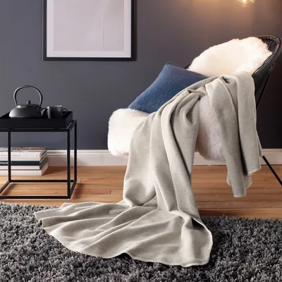 Produktbild von Biederlack Wohndecke Pearl grey 150 x 200