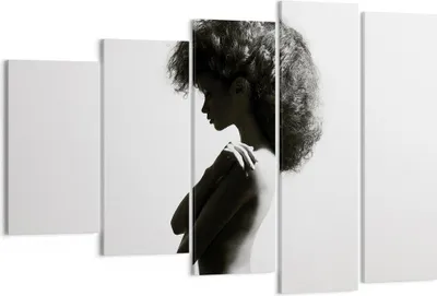 Produktbild von Bild auf Leinwand - Leinwandbild - 5 Teile - Frau Nacktheit Körper - 150x100cm - Wand Bild - Wanddeko - Wandbilder - Leinwanddruck - Bilder - Wanddekoration - Leinwand bilder - EG150x100-4946