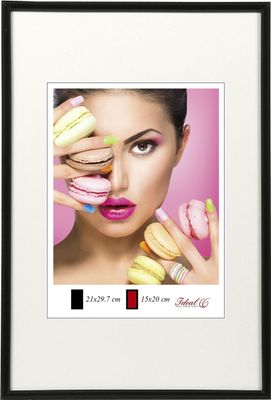 Photo Style Kunststoff Bilderrahmen Fotorahmen Wanddeko Collage Foto Poster - Farbe: Schwarz | Format: 21x29,7 DIN A4
