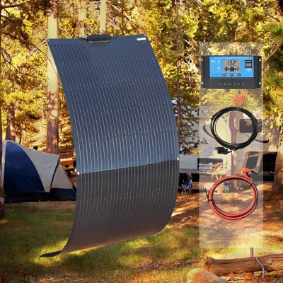Zdjęcie produktu dla Panel solarny - elastyczny, monokrystaliczny - 150W, 12V - wodoodporny - do kamperów i łodzi