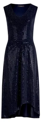 Produktbild von Vera Mont Damen Cocktailkleid im Glitzer-Look 44, Dunkelblau/Grau