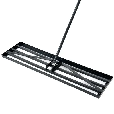 Produktbild von MEULBATY Rasenrechen Rasenplanierer mit verstellbarer Arbeitsbreite (190 cm oder 210 cm) (1-tlg), ideal zum Einebnen von Gartenflächen