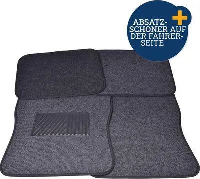 Produktbild von Filmer 38.957 Kfz Autoteppich Set 4tlg. schwarz