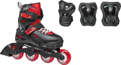Zdjęcie produktu dla Łyżworolki Rollerblade Fury Combo JR Black/Red 28-32