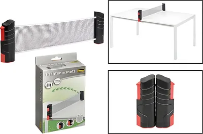 Produktbild von Tischtennis-Netz ausziehbar bis 176cm für Tischplatten mit max. 5,2cm