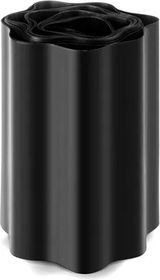 Produktbild von Rasenkantenstecher Rasenkante Rasentrimmer Rasenmäher Rasenborde 9m Höhe 25cm SCHWARZ 9m
