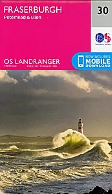 Immagine prodotto di Landranger 30 Fraserburgh Peterhead Ello – Lingua: Inglese