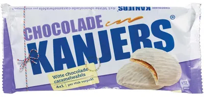 Zdjęcie produktu dla Kanjers White Chocolate 180g – Delikatna, kremowa czekolada do przekąsek i wypieków