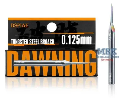 Obrázek produktu pro DSPIAE DSP-XPB-0125 DSPIAE Dawning – wolframová ocelová protlačovací fréza 0,125 mm