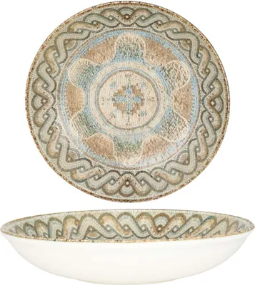 Produktbild von Rinart Tiefe Teller - Celest - Porzellan - 25 cm (1200cc)