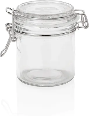 Zdjęcie produktu dla Szklany słoik Gourmet / swing top, 0,15 - 0,30 litra do wyboru: Swing top słoik z pokrywką, 0,30 ltr., Ø 8 cm, Wariant: Swing top słoik z pokrywką, 0,30 ltr.