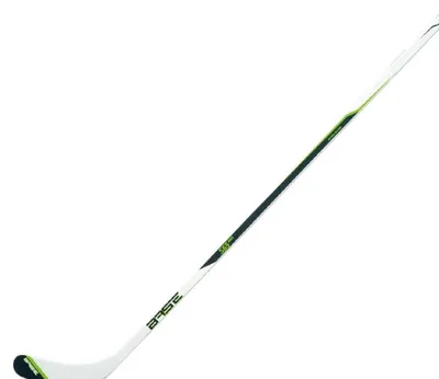 A hockey stick on a white background.