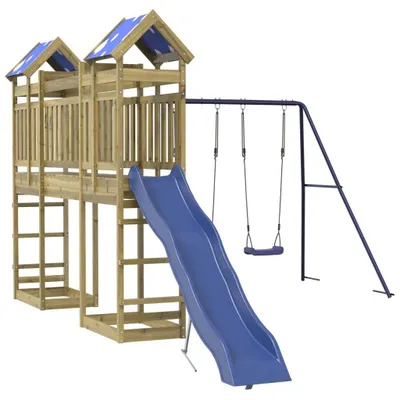 Image de vidaXL Tour de jeux Bois de pin imprégné